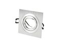 LED line downlight aluminium square adjustable SLIM silver brushed AKROS 241215 5901583241215