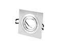 LED line downlight aluminium square adjustable SLIM silver brushed AKROS 241215 5901583241215