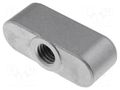 Knob wing; Int.thread: M8; 10mm; stainless steel; W: 36mm ELESA+GANTER GN432-36-M8