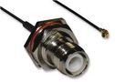 COAXIAL CABLE, 1.37MM, AMC-TNC, 0.075M 336206-14-0075