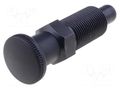 Indexing plungers; Thread: M20; Plating: black finish; 12mm; steel ELESA+GANTER GN817-12-15-B