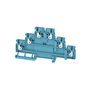 Multi-tier modular terminal, PUSH IN, 2.5 mm², 800 V, 22 A, Number of levels: 3, blue, orange Weidmuller 2428520000 04050118438116