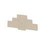 End plate (terminals), 114.1 mm x 2.1 mm, dark beige Weidmuller 2428560000 04050118438246
