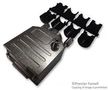 D SUB BACKSHELL, SHIELDED, SIZE DE, ZINC DTNMK9-K