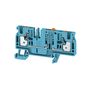 Test-disconnect terminal, PUSH IN, 4 mm², 500 V, 24 A, Pivoting, Cross-disconnect: without, Integral test socket: Yes, TS 35, blue Weidmuller 2429880000 04050118439670