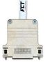D-SUB BACKSHELL, DB, 180┬░, ABS 172704-0120