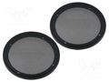 Loudspeaker grille; 165mm; metal; 2pcs. PER.PIC. GR00004