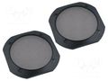 Loudspeaker grille; 165mm; metal; 2pcs. PER.PIC. GR00008