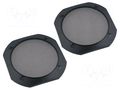 Loudspeaker grille; 165mm; metal; 2pcs. PER.PIC. GR00008