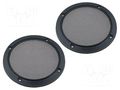 Loudspeaker grille; 130mm; metal; 2pcs. PER.PIC. GR00010