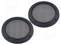 Loudspeaker grille; 165mm; metal; 2pcs. PER.PIC. GR00011