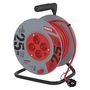 PVC Extension Cord Reel – 4 sockets, 25m, 1mm2, EMOS P194252 8592920036860