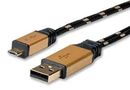 COMPUTER CABLE, USB2.0, 1.8M, BLACK 11.02.8826