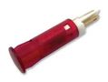 INDICATOR, LED PANEL MNT, 8MM, RED QS81XXHR220