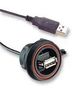 COMPUTER CABLE, USB 2.0, 0.5M, BLACK PX0844/A/0M50/A