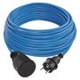 Weatherproof Extension Cord 20 m / 1 socket / blue / PVC / 230 V / 1,5 mm2, EMOS P01420W 8592920123638