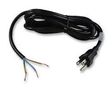 POWER CORD, NEMA 5/15P-FREE END, 9.833FT 17515
