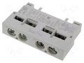 Auxiliary contacts; NO + NC; front; Leads: screw terminals SCHNEIDER ELECTRIC GVAE11