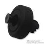 FEET, PIN, THERMOPLAST, BLACK, 5MM, PK50 TRSFF-023