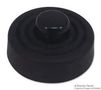 FEET, RIVET, THERMOPLAST, BLACK, 6MM TRFF-008-P4X6