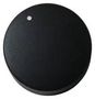 ROUND KNURLED KNOB W/LINE IND, 35MM, BLK MP7234