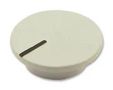 CAP W/MARKER LINE, KNOB, K21, WHITE MPCL1766