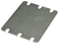 MOUNTING PLATE, STEEL, ENCLOSURE MIV 125 MOUNTING PLATE