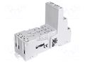 Socket; PIN: 11; 10A; 300VAC; on panel,for DIN rail mounting RELPOL GZM3