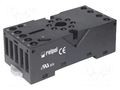 Socket; PIN: 8; 10A; 250VAC; on panel,for DIN rail mounting; octal RELPOL GZP8