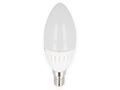 Lemputė LED E14 230V 9W 992lm žvakės formos, neutraliai balta, keramikinė, LED line 248627