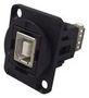 USB ADAPTOR, 2.0 TYPE B-TYPE A, RCPT CP30207N