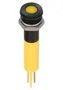 LED INDICATOR, PANEL, 8MM, YELLOW, 24VDC Q8F1BXXY24E