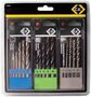 DRILL BIT SET, METAL/WOOD/BRICK, 16PCS T3064B