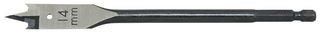 FLAT DRILL BIT, E6.3 DRIVE, 14MM, 160MM T2942-14