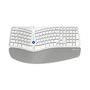 Wireless Ergonomic Keyboard Delux GM901D BT+2.4G (white), Delux GM901D ( white)