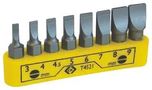 SLOTTED SCREWDRIVER BIT CLIP SET, 8 PCS T4521