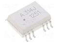 Optocoupler; SMD; Ch: 2; OUT: IGBT driver; 5kV; SO16; 25kV/μs BROADCOM (AVAGO) HCPL-314J-000E