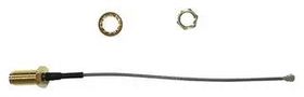 RF COAX, SMA B/H JACK-U.FL RT PLG, 300MM MC001038