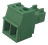 TERMINAL BLOCK, PLUGGABLE, 2POS, 16AWG 21.1550M/2-E