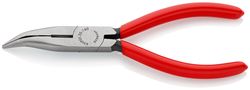 KNIPEX 25 21 160 SB Snipe Nose Side Cutting Pliers (Radio Pliers) plastic coated black atramentized 160 mm (self-service card/blister) 25 21 160 SB 4003773012436