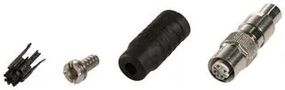 SENSOR CONNECTOR, M12, RCPT, 4POS, CABLE 1-2823446-2