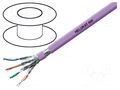 Wire; HELUKAT® 600,S/FTP; 4x2x23AWG; 7e; wire; Cu; Insulation: FRNC HELUKABEL HELUKAT600-SSTP-SF
