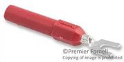 ADAPTER, SPADE LUG-BANANA JACK, RED 3744A-2