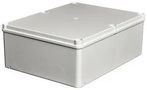 JUNCTION BOX, IP55, PLASTIC, GREY/CLEAR 00872