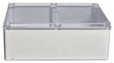 JUNCTION BOX, IP55, PLASTIC, GREY/CLEAR 1SL0878A00