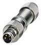 SENSOR CONNECTOR, M8, PLUG, 4POS 1506914