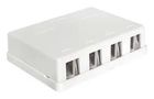 KEYSTONE HOUSING, 4PORT, ABS, WHT KH4