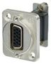 HIGH DENSITY D-SUB ADAPTER, 15POS, RCPT NADB15FF