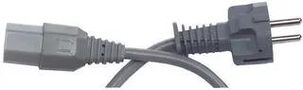 POWER CORD, CEE 7/7 PLUG-IEC C13, 2M 17850 326