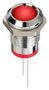 LED INDICATOR, PANEL, 14MM, RED, 2V Q14P6CXXR02